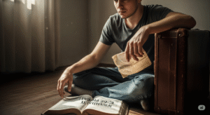 Jovem lidando com frustração ao confiar nos planos de Deus
