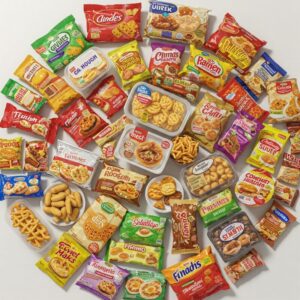 Imagem de alimentos Ultraprocessados.