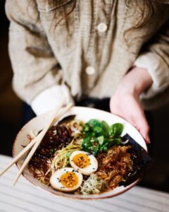 ramen, sopa, comida