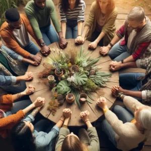 Grupo de pessoas unidas. Representando: Como manter a motivação nos relacionamentos