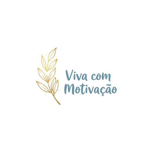 "Logotipo Viva com Motivação – Desenvolvimento pessoal, fé e inspiração"