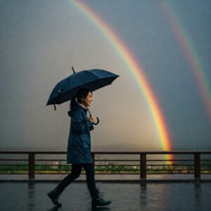 Representação da resiliência diante das dificuldades da vida.