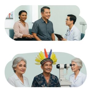Pessoas adultas realizando exames médicos preventivos em consultórios e clínicas de saúde. Hábitos Saudáveis para Prevenção de Doenças Ligadas à Idade