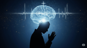 Capa cristã e científica sobre espiritualidade e regulação emocional
