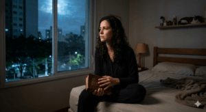 ansiedade noturna pensamentos repetitivos fé cristã busca por paz